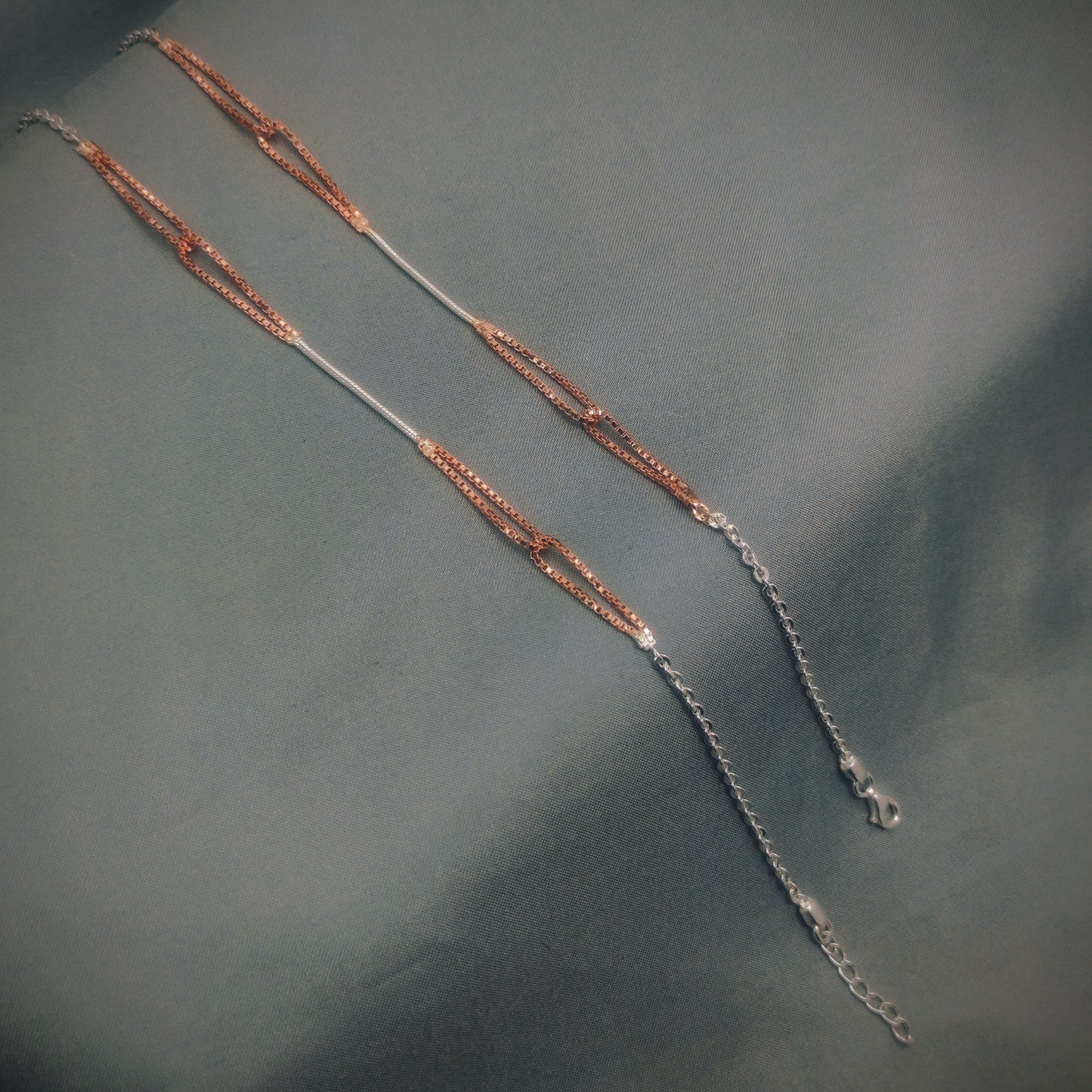 Rosegold Snake Links
