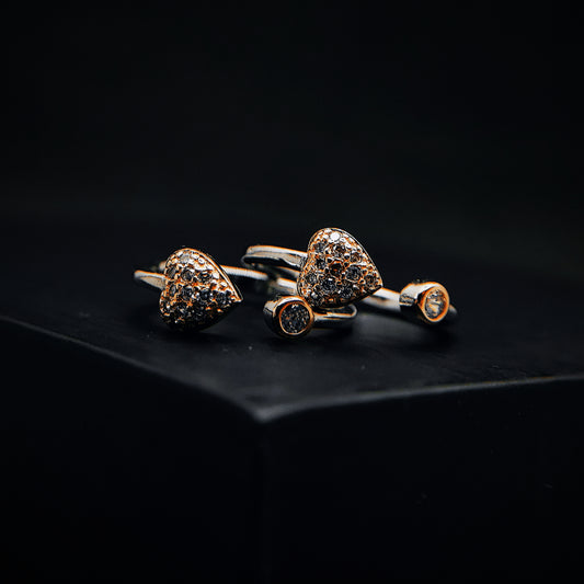 Rosegold Micron Heart