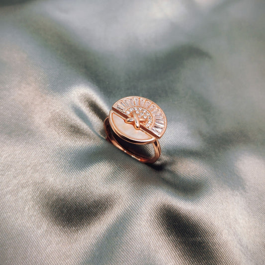 MOP Rosegold Sunshine Ring