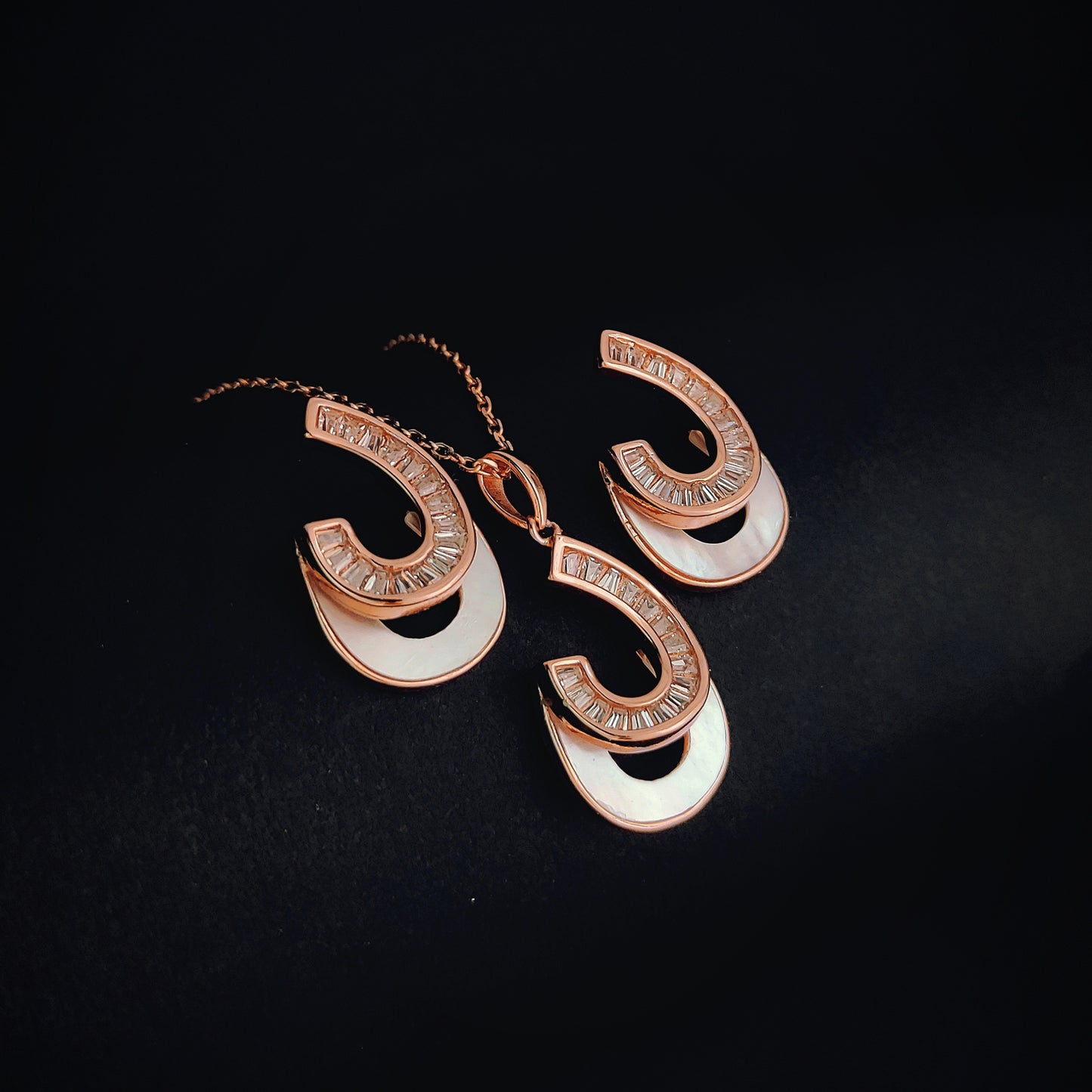 MOP Rosegold Zirconia