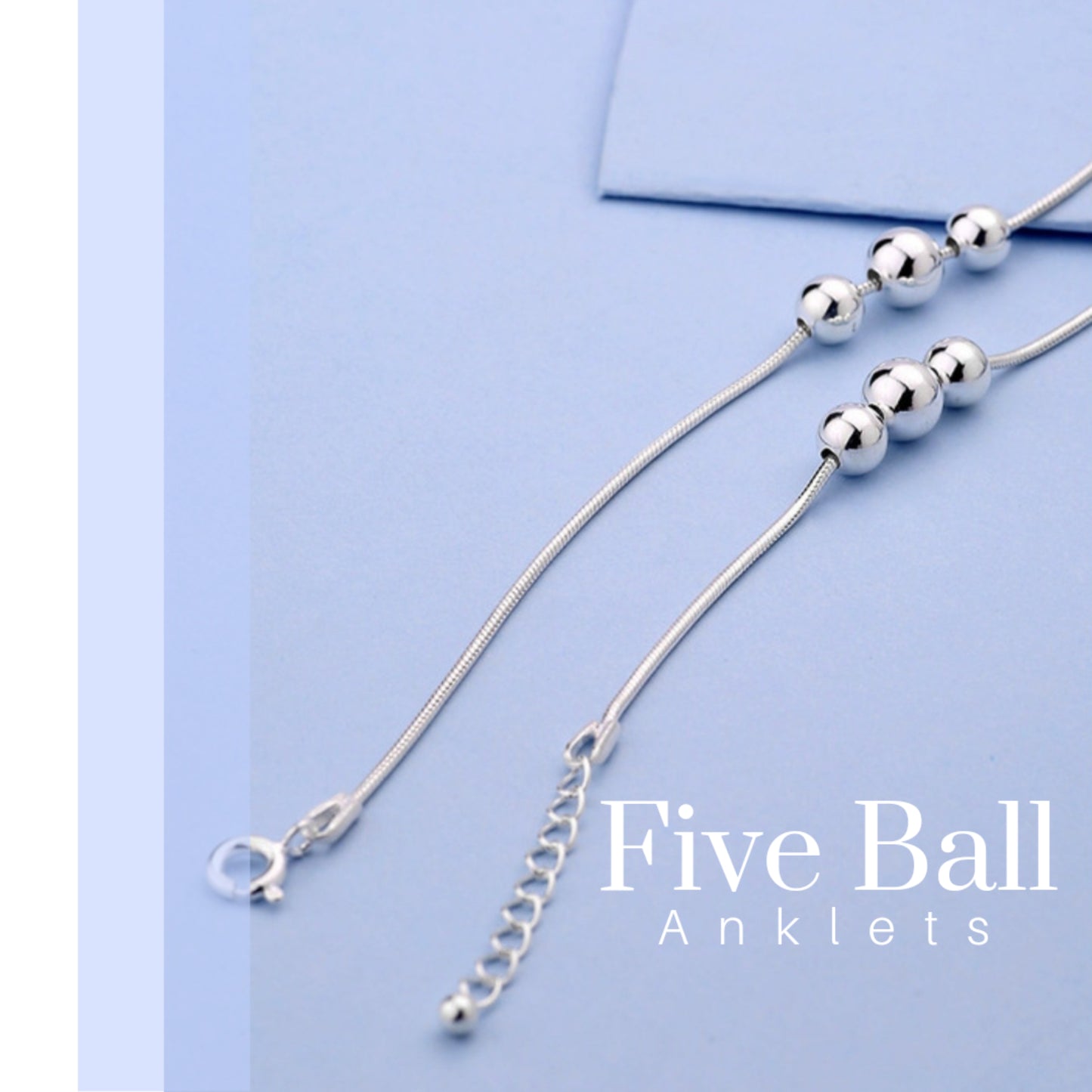 Five Ball Anklets