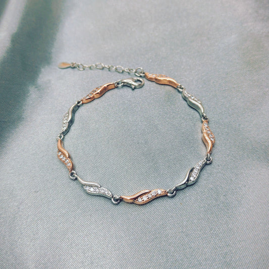 Rosegold Leaf Bracelet